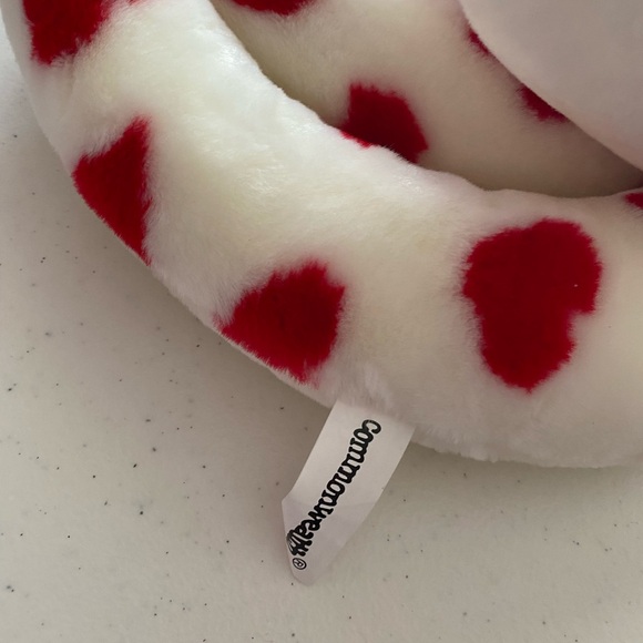 Vintage SNAKE Plush Stuffed Animal Commonwealth Hearts Coiled Valentine - Picture 14 of 16